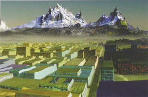 Miguel Chevalier Pixels City