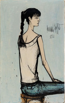 Bernard Buffet Annabel à la natte