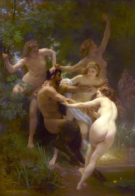 Bouguereau-les-nymphes-et-le-satyre