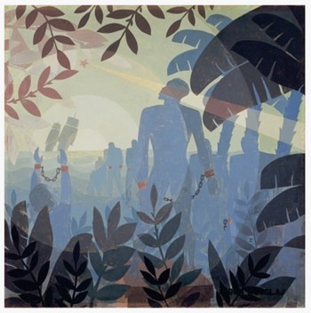 art Peinture Américaine Aaron Douglas Into Bondage