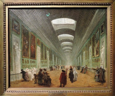 Hubert Robert peintre Le Louvre