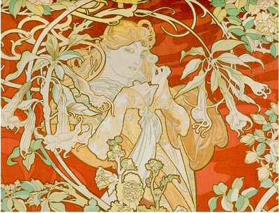 Alphonse Mucha Femme-à-la-marguerite