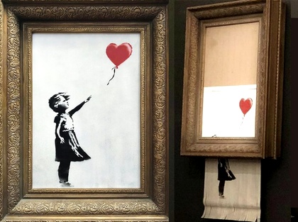 Banksy, Fille au Ballon, Sothebys