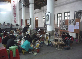 étudiants artistes chinois