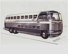 Raymond Loewy bus Stream Line 