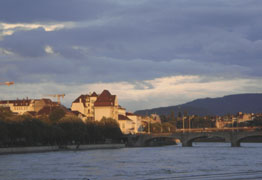 Bâle Basel Rhein le rhin